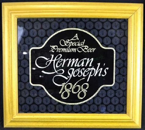 herman joseph beer mirror.